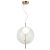 VIOKEF Pendant Lamp Transparent Dalia - VIO-4302700
