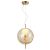 VIOKEF Pendant Lamp Amber Dalia - VIO-4302701